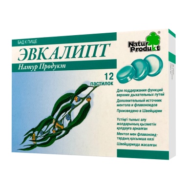 Эвкалипт Натур Продукт, БАД пастилки №12