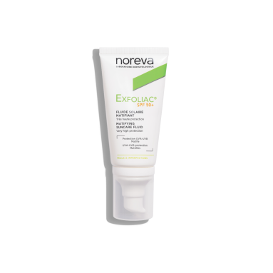 NOREVA ЭКСФОЛИАК Солнцезащитная матирующая эмульсия SPF 50+ , 40 мл