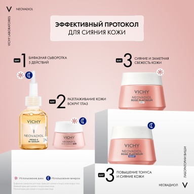 VICHY Neovadiol Rose Platinum Дневной крем для лица 50 мл