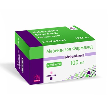 Мебендазол Фармлэнд таблетки 100мг в банке №6