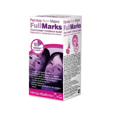 Full Marks средство педикулицидное (Раствор) 100мл