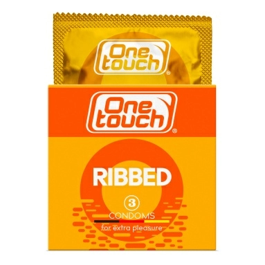 One Touch Ribbed Презервативы, 3 шт