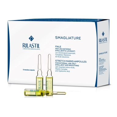 RILASTIL Концентрат в ампулах от растяжек, смягчающий и разглаживающий 10 шт по 5 мл