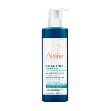 AVENE CLEANANCE COMEDOMED Очищающий обновляющий гель-пилинг для проблемной кожи, склонной к акне (для детей с 12 лет и взрослых) 400 мл