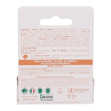 EQUILIBRA Карите Питательный бальзам для губ, 5,5 мл