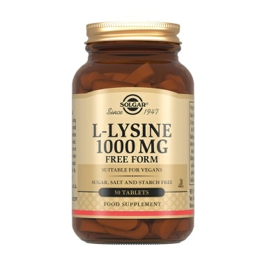Solgar L-Лизин 1000 мг, БАД таблетки №50