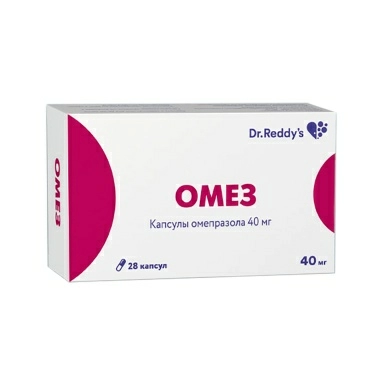 Омез капсулы 40мг №7х4
