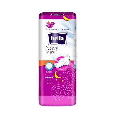Bella Nova Maxi (softiplait) Прокладки женские гигиенические впитывающие 10 шт