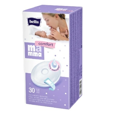 Bella MAMMA comfort Вкладыши лактационные на липучке, 30 шт