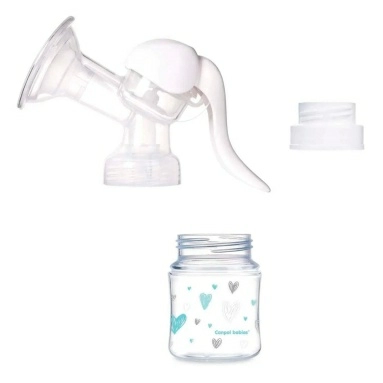 Canpol babies Молокоотсос ручной Basic с принадлежностями арт.12/216