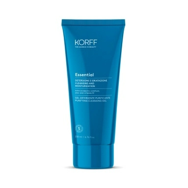 KORFF Очищающий и увлажняющий гель для лица Essential CLEANSING AND MOISTURIZATION PURIFYING CLEANSING GEL, 200 мл