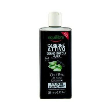 EQUILIBRA Активированный уголь Детокс-гель для душа 265 мл (новый дизайн)