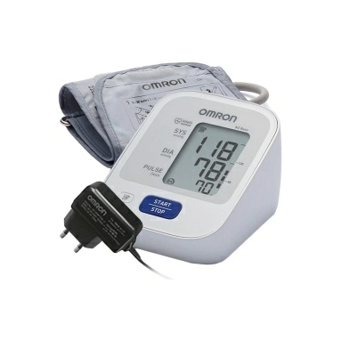 Тонометр OMRON, модель M2 Basic (HEM-7121-ARU) (с адаптером)