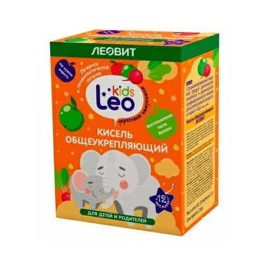 Кисель общеукрепляющий (д/дет) Спец. пищ. продукт диет.леч. и диет.проф. пит. 5пак по 12г. Уп60г