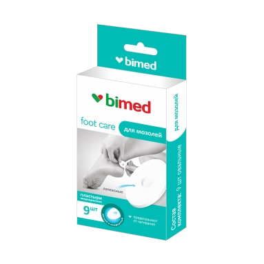 Пластыри нестерильные "Бимед" для мозолей латексные №9