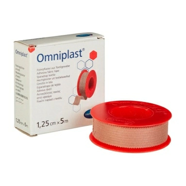 Пластырь мед.фикс. тк./осн. Omniplast (катушка) н/ст. размер 1.25см х 5м