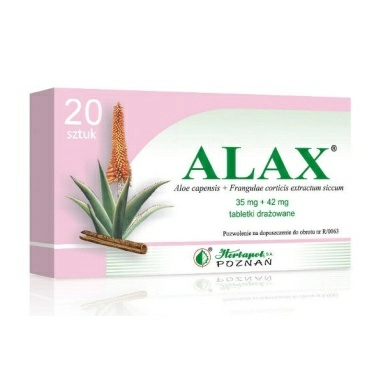 Алакс таблетки п/о №10х2
