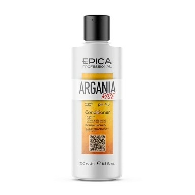EPICA Professional Кондиционер для придания блеска волосам с маслом арганы Argania Rise ORGANIC, 250 мл