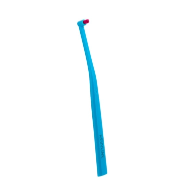 Revyline SM1000 Зубная щетка Монопучковая (голубая с фиолетовой щетиной) 1 шт (6944)