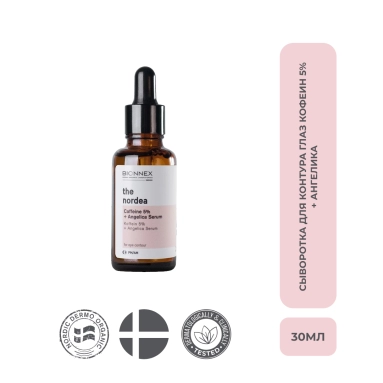 Bionnex THE NORDEA Сыворотка для контура глаз Кофеин 5% + Ангелика 30 мл