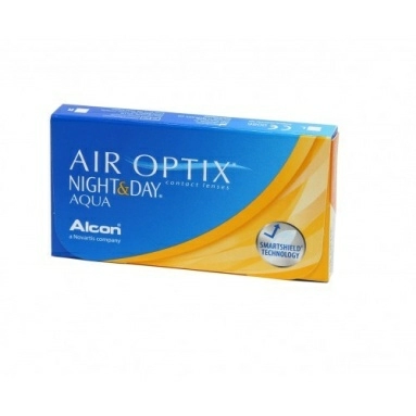 Линзы контактные мягкие: линзы AIR OPTIX Night&Day AQUA r8,6 -7.00,1 штука