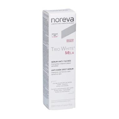 NOREVA ТРИО ВАЙТ МЕЛА Сыворотка против тёмных пятен (для осветления кожи, 30 мл
