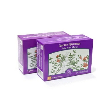 Брусники листья измельченное сырье 50г