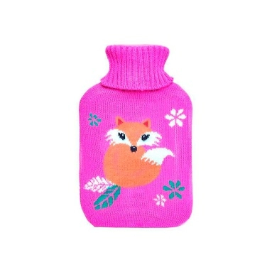 Грелка резиновая Medrull в футляре №2 (лиса)