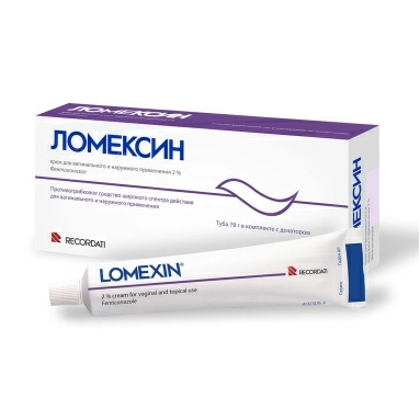 Ломексин крем для вагинального и наружного применения 2% тубах 78г №1
