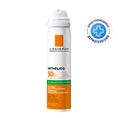 La Roche-Posay Спрей-вуаль солнцезащитный матирующий для лица и тела "Anthelios" SPF50 75 мл