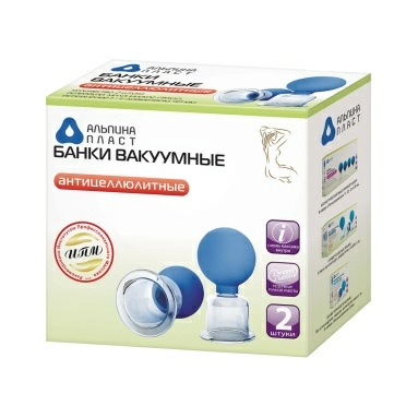 Банки сухие вакуумные БВ-01-"АП-1" №2 полимерно-стеклянные