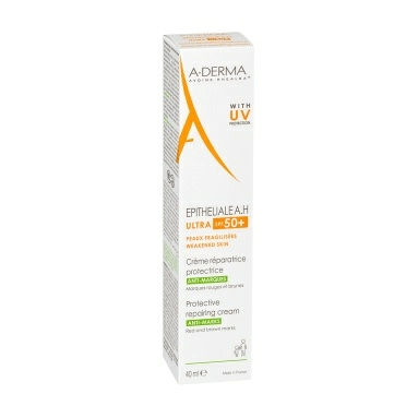 A-DERMA EPITHELIALE A.H ULTRA Защитный восстанавливающий крем SPF 50+ 40 мл