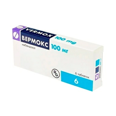 Вермокс таблетки 100мг №6х1