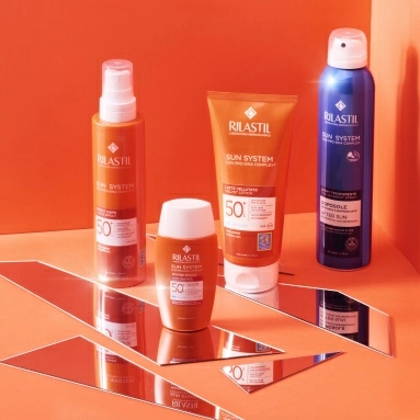 Rilastil SUN SYSTEM DRY TOUCH Спрей для тела с сухим финишем SPF 50+ 200 мл