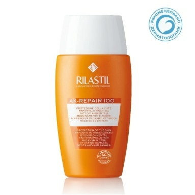 Rilastil AK-REPAIR Флюид SPF100 для увлажнения и защиты кожи, 50 мл