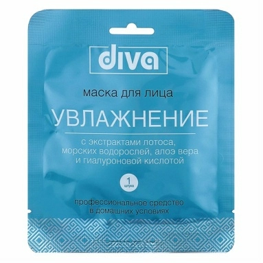 Diva Маска на тканевой основе "Увлажнение" 1шт.