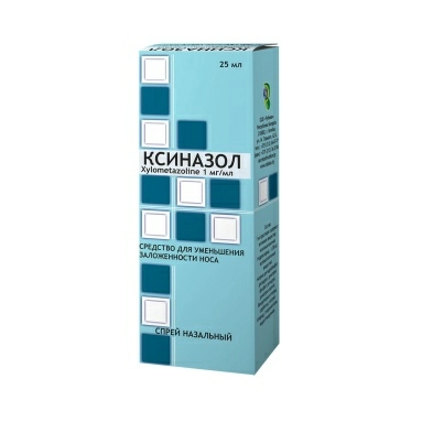 Ксиназол спрей назальный 1мг/мл 25мл №1