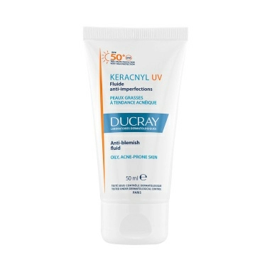 DUCRAY KERACNYL UV Флюид для жирной кожи SPF 50+ 50 мл