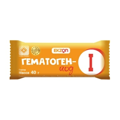 Гематоген-йод 40г