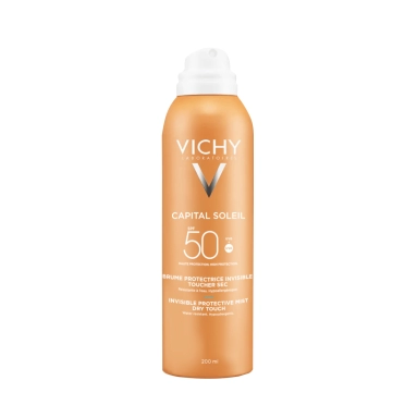 Vichy Capital Soleil Спрей-вуаль для тела солнцезащитный легкий увлажняющий SPF 50, 200 мл