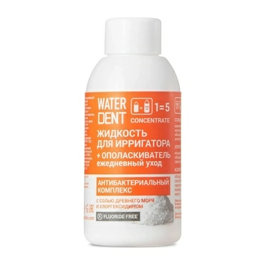Waterdent Ирригатор портативный SMART Flosser V300 + жидкость д/ирригатора антибактер. компл. 100мл