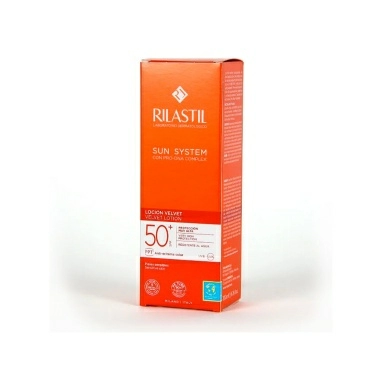 Rilastil SUN SYSTEM Бархатистый лосьон для чувствительной кожи SPF50+, 200 мл