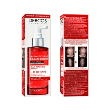 VICHY DERCOS Technique Aminexil Clinical R.E.G.E.N BOOSTER Сыворотка для укрепления и роста волос, 90 мл