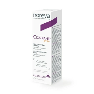 NOREVA ЦИКАДИАН SPF 50+ восстанавливающий cмягчающий крем, 40 мл