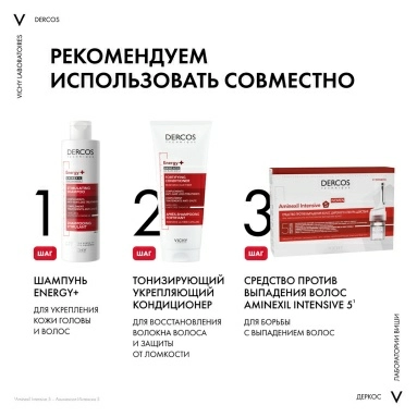 Vichy Dercos Technique Шампунь-уход для нормальных и жирных волос интенсивный "Против перхоти DS", 500 мл