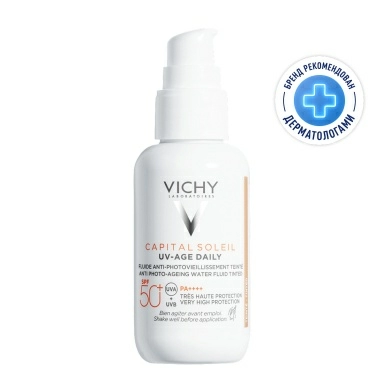 VICHY Capital Soleil Флюид тонирующий UV-AGE DAILY SPF50+ 40мл