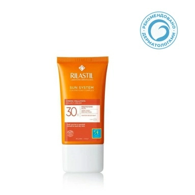 Rilastil SUN SYSTEM Бархатистый крем для чувствительной, нормальной и сухой кожи SPF30, 50 мл