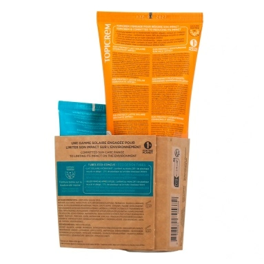 Набор TOPICREM SUN PROTECT:Увлажняющее солнцезащитное молочко SPF50+ 200 мл+Освежающее желе после загара 50 мл