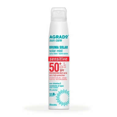 AGRADO Солнцезащитный спрей-мист для чувств.кожи SPF50+ / Solar Mist Sensitive SPF 50+, 200мл