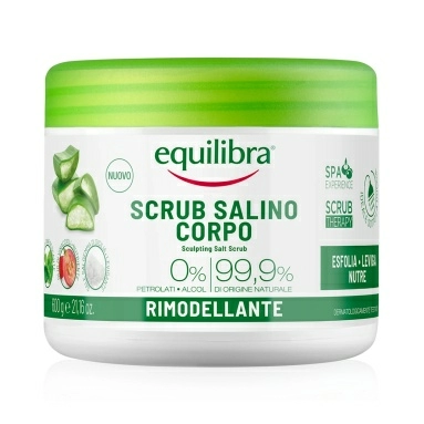 EQUILIBRA Соляной скраб для тела корректирующий, 600 г